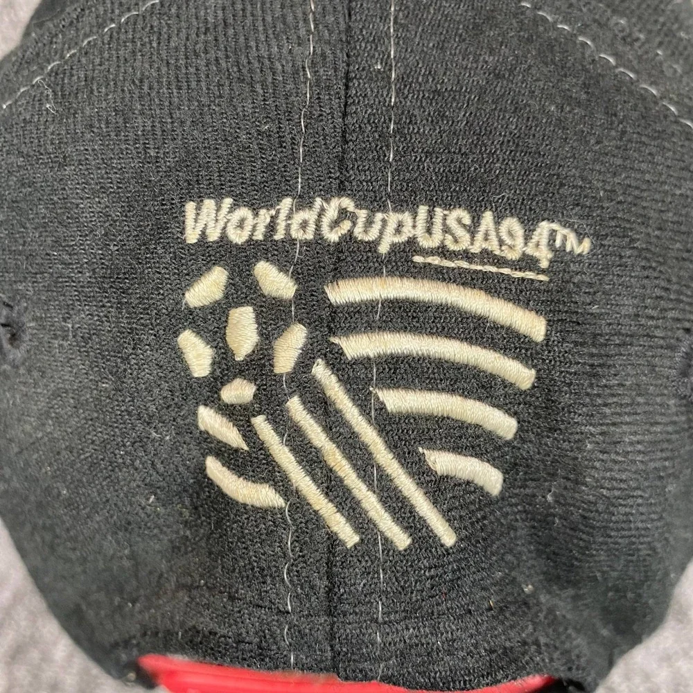 VTG 1994 World Cup Deutschland Germany Hat Apex One Snapback Cap Soccer USA 94